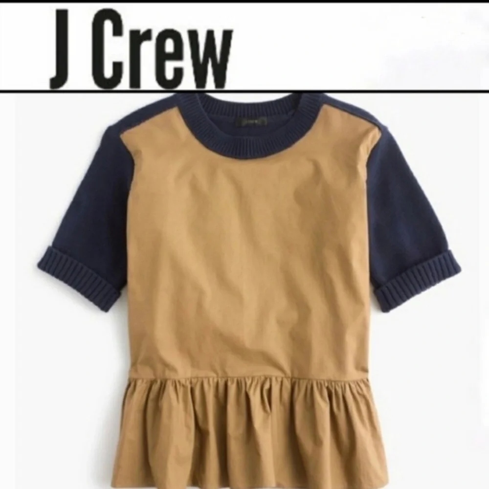J. CREW Peplum Top
